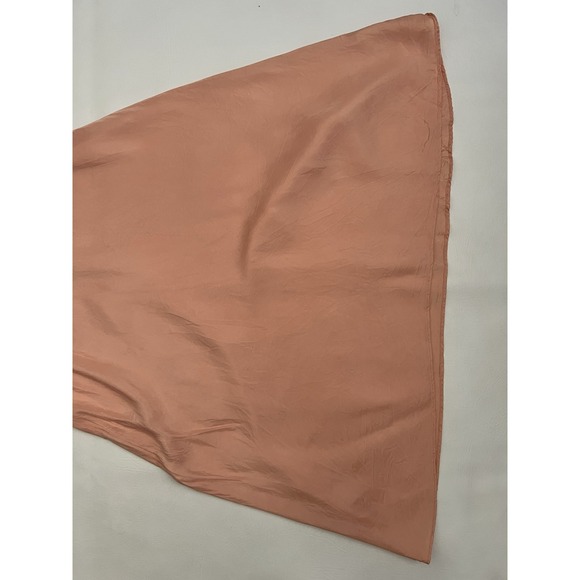 J. Crew Gwyneth Cupro Blend Slip Dress Size 12 Peach Midi Feminine Festival - Picture 4 of 6